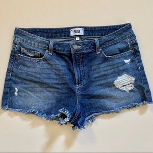 Paige Distressed Daryn Jean Shorts